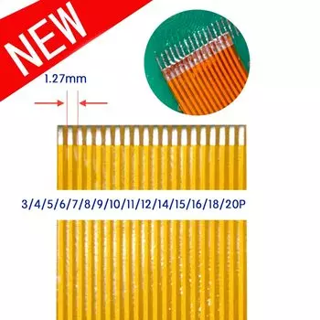 5 шт. гибкий плоский кабель JYMKJ 1.27mm Pitch