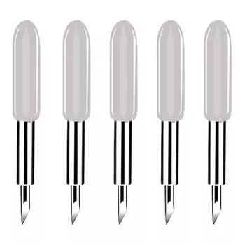 5 шт. глубокий плоттер виниловый резак офсетный нож для Deepcut Blade Cricut Maker 3 Explore Air Roland Liyu Dia 2 мм