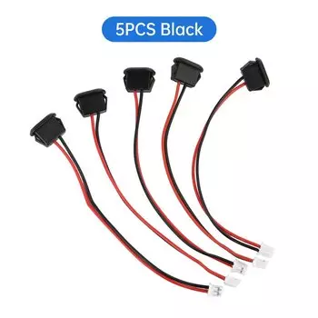 Aideepen 5 шт. водонепроницаемый USB-C разъем для 2-контактного источника питания