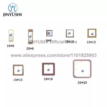 5 шт. GPS-антенна Beidou 1575,42 МГц, встроенная ультратонкая 4 мм патч-керамическая двухрежимная антенна для пассивного позиционирования и навигации