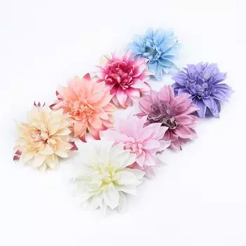 5 шт. Скрапбукинг цветок стены рождественские украшения для дома свадебный автомобиль искусственный помпон DIY подарки коробка искусственные цветы