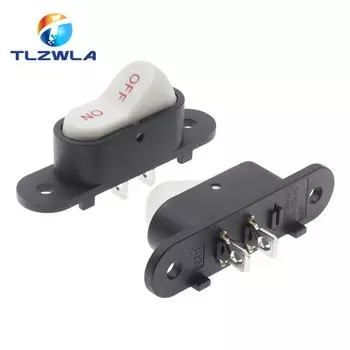 5 шт. KCD1 кулисный переключатель 6A 250В