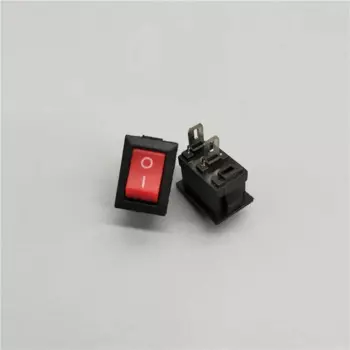 5 шт. Кулисные переключатели ZHRIVOER 10x15 мм черного цвета 3A/250V