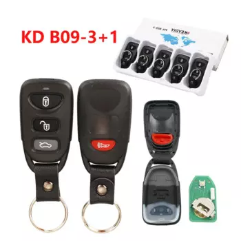 5 шт. KEYDIY универсальный 3-кнопочный пульт дистанционного управления B09 B09-3 B09-4 B09-3 + 1 пульт дистанционного управления серии B для KD900 Kd-x2 KD mini
