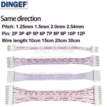5 шт. Клеммный кабель DNIGEF XH2.54 с двойной головкой