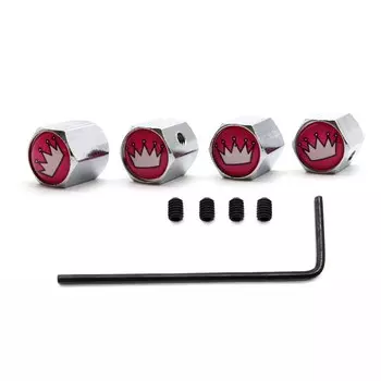 5 шт./компл. колпачки клапанов автомобильных шин цинковый сплав противоугонные модные стильные колпачки для шин