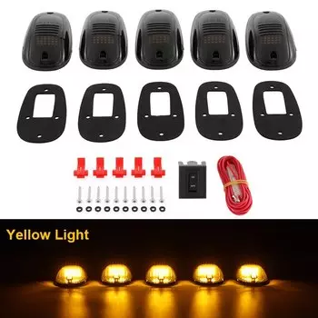 5 шт./компл. светодиодные фонари на крыше автомобиля, габаритные ходовые сигнальные лампы, подходят для Dodge Ram 1500 2500 3500 4500 5500 2003-2018 пикапа