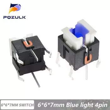 5 шт. Контактный переключатель PQZULK TS-H002 синий