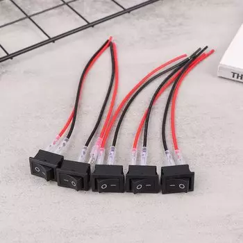 5 шт. Круглые мини выключатели SHIDWJ 12В