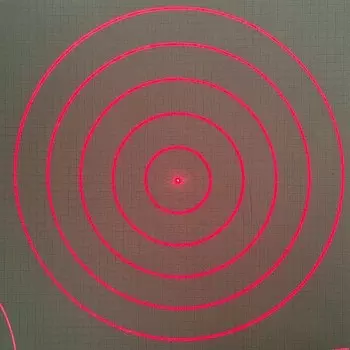 5 шт. дифракционный элемент DOE из ПЭТ laserland