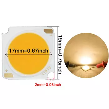 5 шт. LED COB Bridgelux тёплый белый светильник 3000K 18-36 Вт 2340 лм