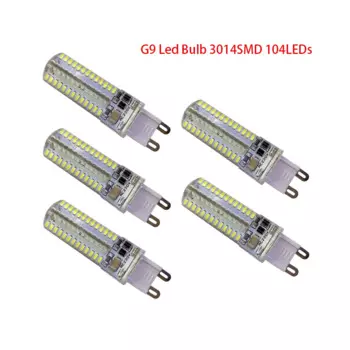 5 шт. LED лампа Velainwom G9 12 Вт теплый белый