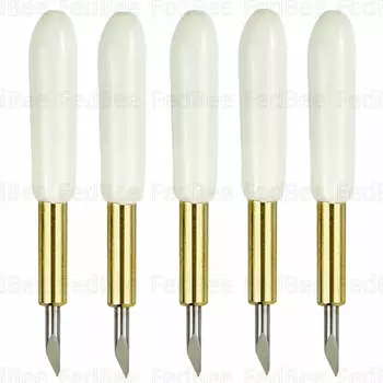 5 шт., лезвия для изготовителя Cricut 3 Explore 3 Air 2, силуэты Cameo 4, белая шляпа диаметром 2 мм