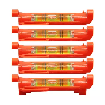 5 шт. линейный подвесной пузырьковый уровень, градиент 75x12,5 мм для строительства строительных нитей, миниатюрные горизонтальные Пузырьковые подъемники
