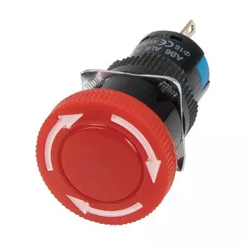 5 шт./лот, аварийный стоп-сигнал, 16 мм, кнопка переключения, кнопка, кнопка