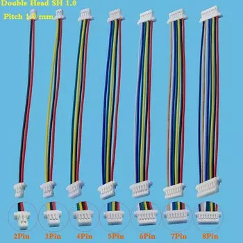 5 шт./лот JST SH1.0mm разъем для проводов