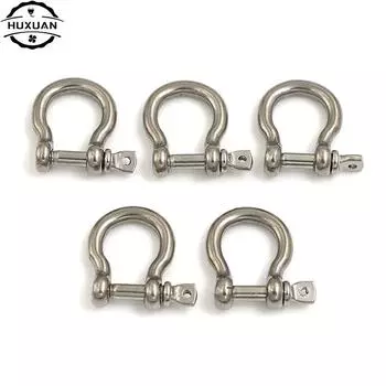 5 шт./лот M4 серебро 304 нержавеющая сталь нержавеющий винт штифт якорь лук Скоба скобы европейский стиль