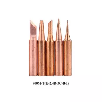 5 шт./лот, наконечники для паяльника из меди LDKGJJS 900M-T