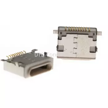 USB разъём для iPhone, золотистый, Warp Edge Horn