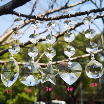 Хрустальные подвески WQM&YXT для люстры 5 шт.