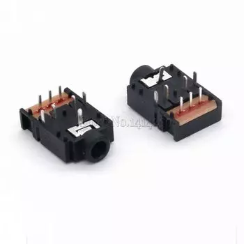 5 шт./лот разъём аудио 3,5 мм New Rise PJ307