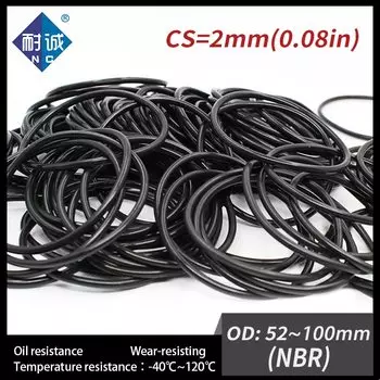 5 шт./лот резиновые кольца NBR черные маслостойкие водонепроницаемые