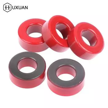 5 шт. магнитные кольца HUXUAN T106-2 красные низкой проницаемости