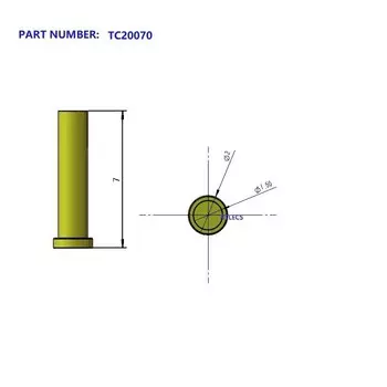 5 шт., медные разъемы Pogo Pin 2.0, 3.0, 4.0, 6.0 мм