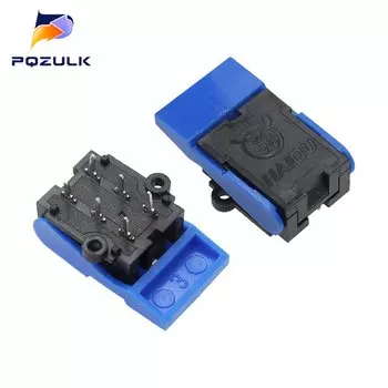 5 шт. медных пружинных переключателей PQZULK 6PIN
