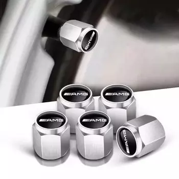 5 шт., металлические крышки клапанов для колес автомобиля, аксессуары для Mercedes Benz AMG W108 W124 W126 W140 W168 W169 W176 W177 W203 W204