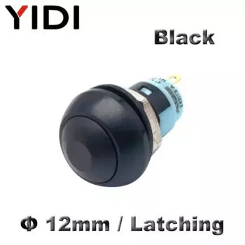 5 шт., мини-кнопки YIDI PBS 33A, фиксация, красный/зеленый/синий