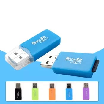 5 шт. мини портативный смарт-кардридер для TF Micro SD карт USB 2,0 Высокое качество