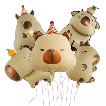 5 шт., воздушные шары с капибарой, Disney