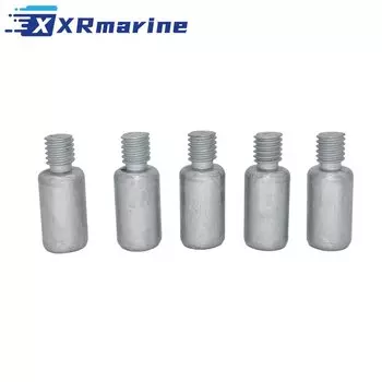 5 шт. Новый анод соленой воды 3838499 для Volvo Penta AD AQ AQAD BB D4 D5 D6 D7 D8 D9 D11 800476 804107 838929 858501 18-6001