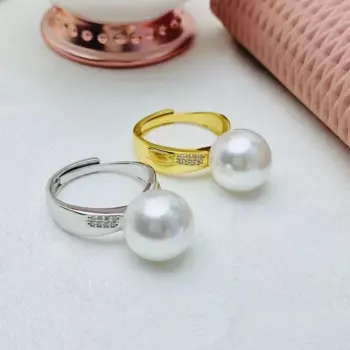 5 шт./партия, регулируемые кольца из серебра 925 пробы, 11-12 мм