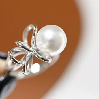 5 шт./партия, регулируемые кольца из серебра 925 пробы, 11-12 мм