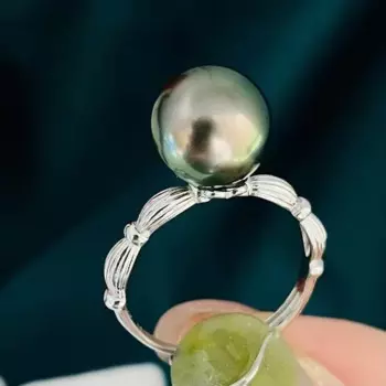 5 шт./партия, регулируемые кольца из серебра 925 пробы, 10-11 мм