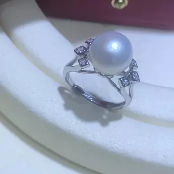 5 шт./партия, регулируемые кольца из серебра 925 пробы, 10-11 мм