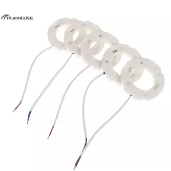 5 шт. Пластиковый держатель для ламп GX53 белого цвета