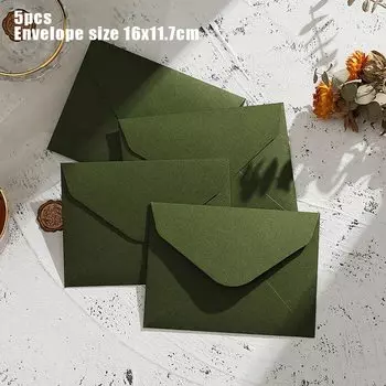 5 шт. подарочных конвертов KAZUO из бумаги