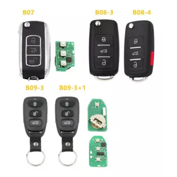 5 шт., подставка для дистанционного ключа, модель B07, флэш-код 4, флэш-ключ для KD900/KD MINI/флэш-программатора, пульт дистанционного управления серии B