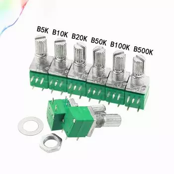 5 шт. потенциометры RV097NS B10K с переключателем