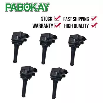 5 шт. Премиальная катушка зажигания для Volvo C70 S70 XC70 XC90 S60 C1258 9125601 UF341 30713416 0 IC01100 ZSE019