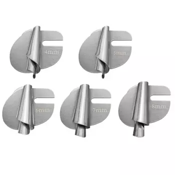 5 шт., прижимная лапка для швейной машины, 4/5/6/7/8 мм