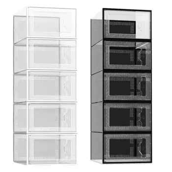 5 шт., прозрачная коробка для обуви