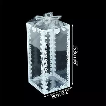 5 шт., прозрачные подарочные коробки CYZIWEI