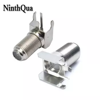 5 шт. разъем F-типа 90 градусов NinthQua для ремонта цифровых ТВ-приставок
