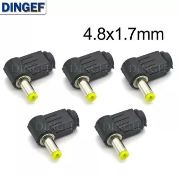 5 шт. разъем постоянного тока DNIGEF 4.8x1.7 мм