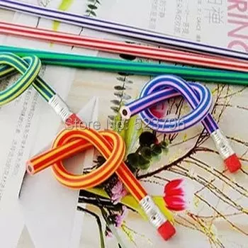 5 шт. разноцветные гибкие карандаши Mengtai HB