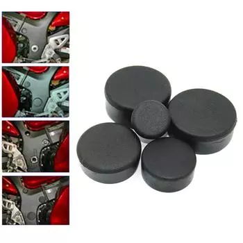 5 шт., резиновая рама мотоцикла, заглушки, защитная крышка для Suzuki GSX 1300R Hayabusa 1999-2014, аксессуары для мотоциклов, запчасти